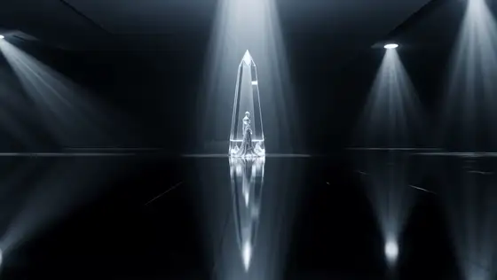 Example video by Seedance 2.0: shadow couture — luxury fashion